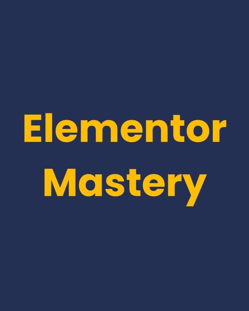 Elementor widgets explained